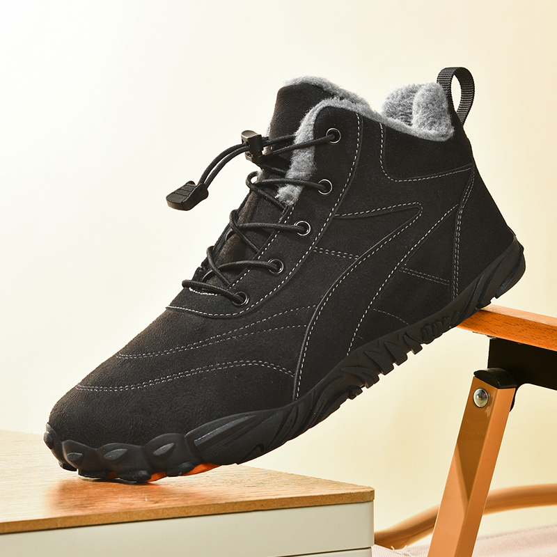 Sewing Latex - Botas de caminhada masculinas de cano