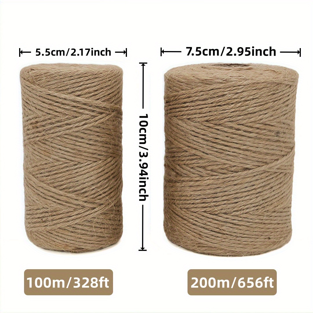 Corda de Juta Natural 2/3/4mm  - Vintage Sewing Textile avaliação e preço
