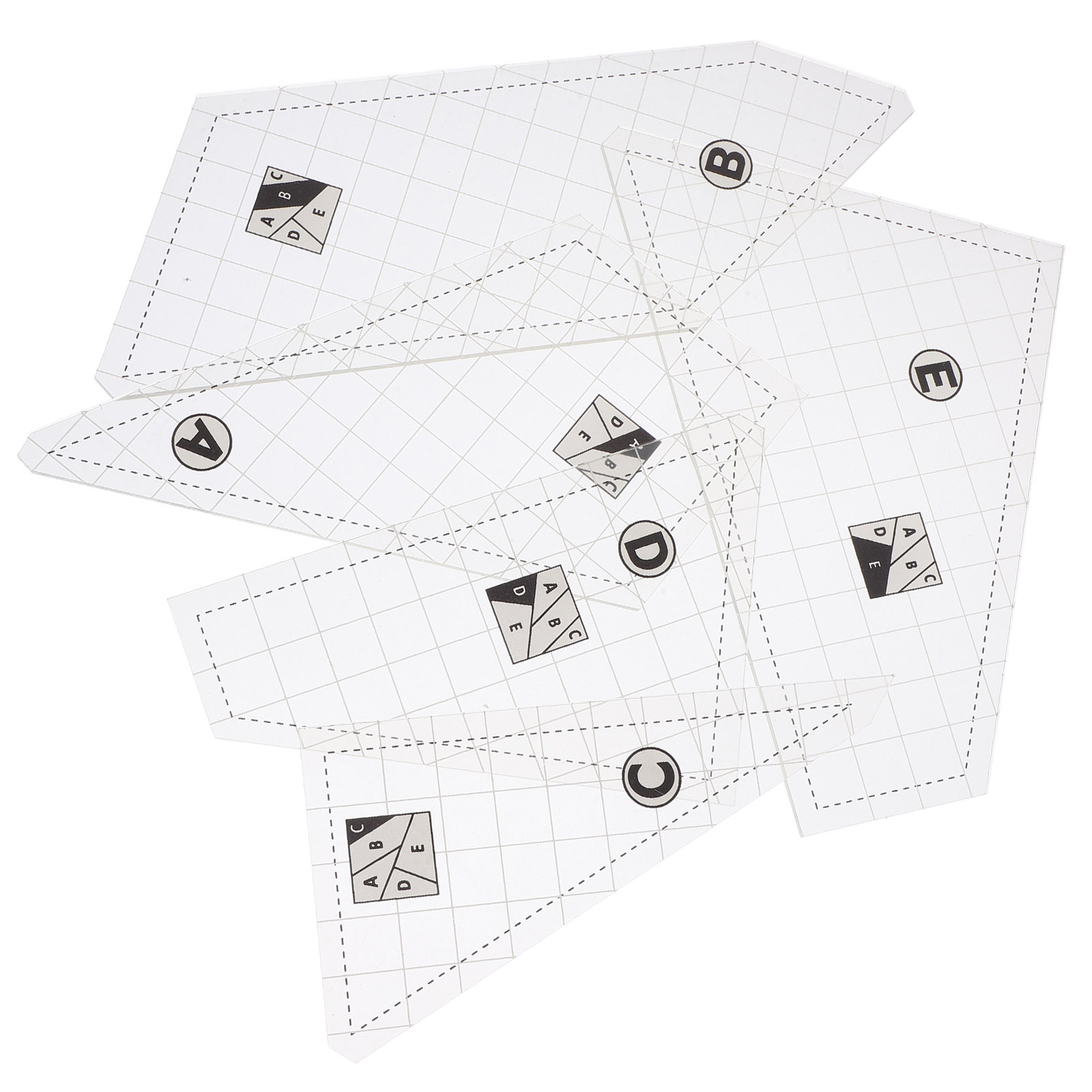 Conjunto de 5 peças de moldes  - Sewing Gauge Ruler avaliação e preço
