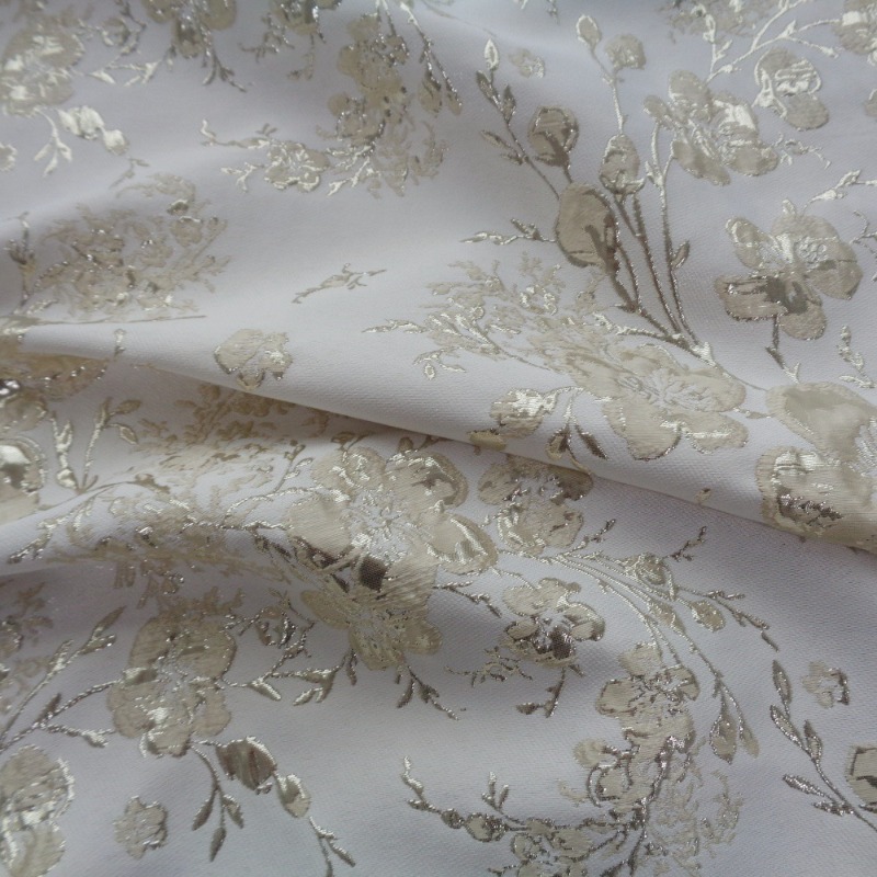Tecido Jacquard Floral Relevad - Sewing Thread In Textile avaliação e preço